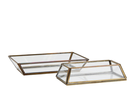 Glass Trays set/2