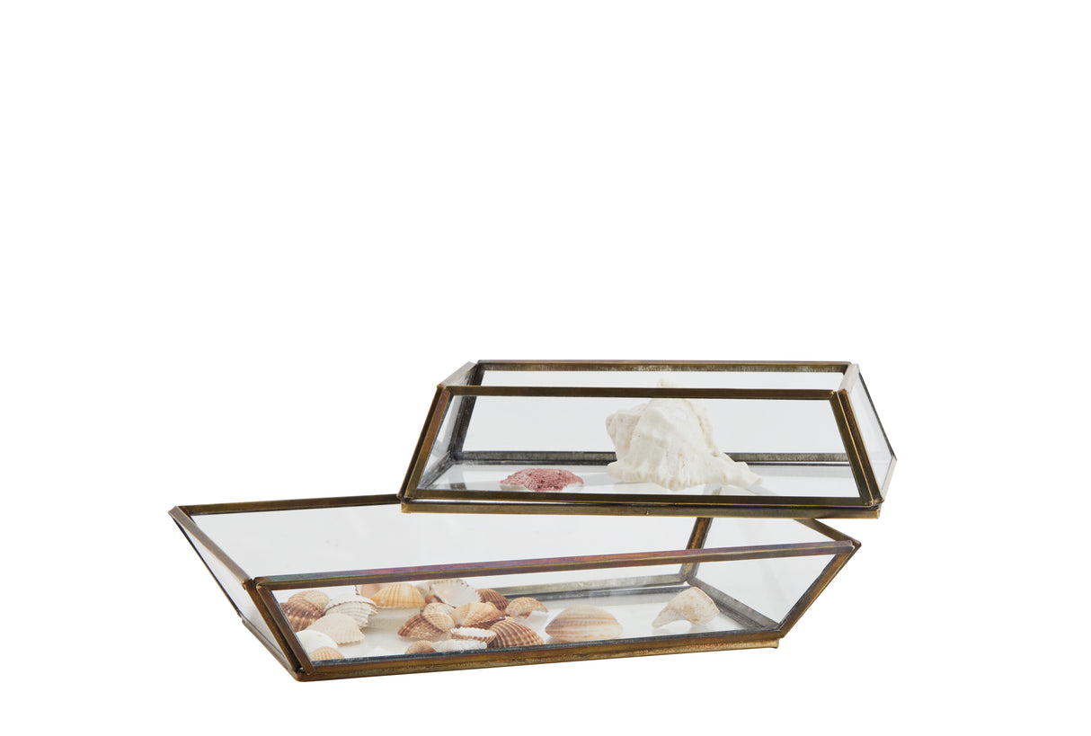 Glass Trays Set/2