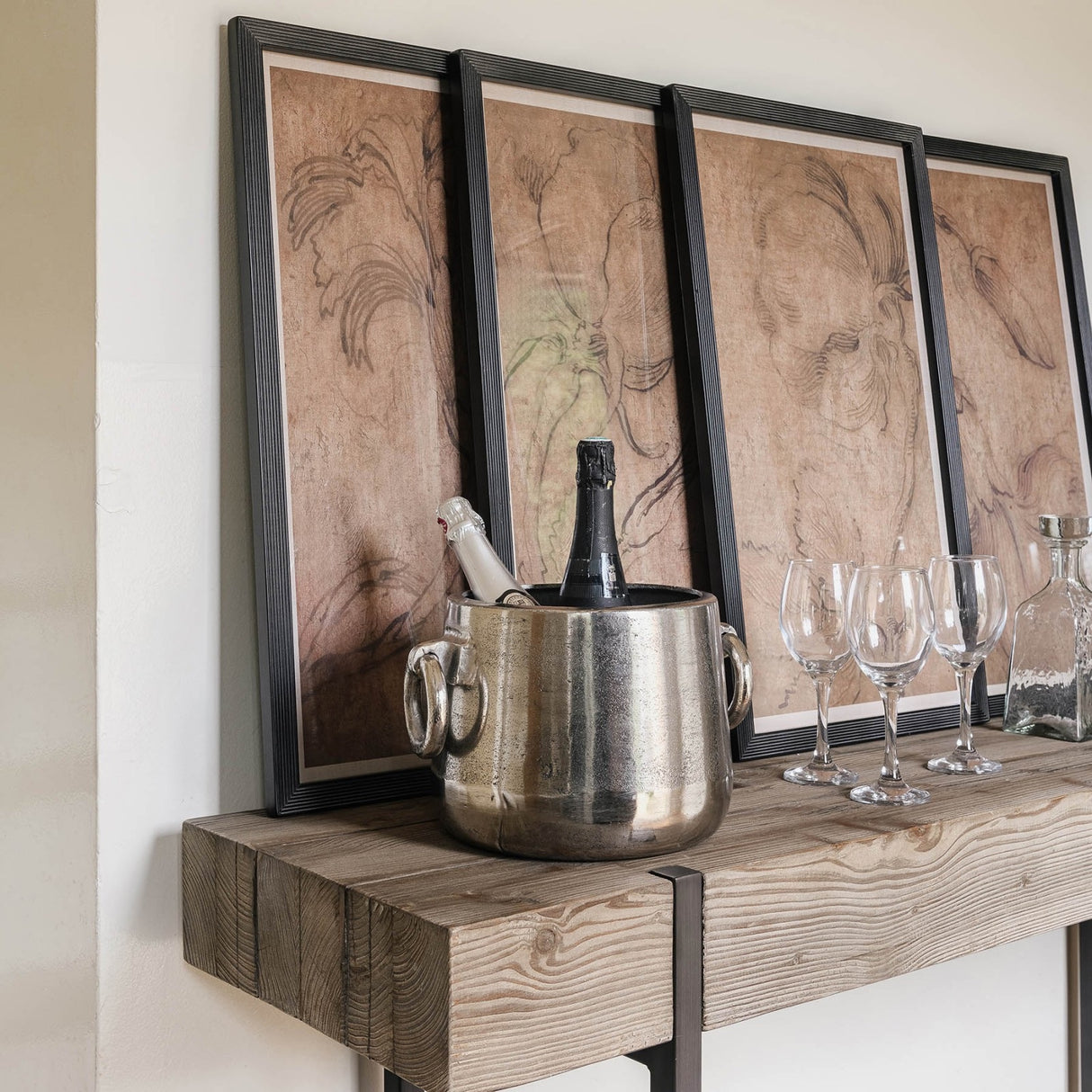 SMITHFIELD ALUMINIUM WINE COOLER WITH HANDLES