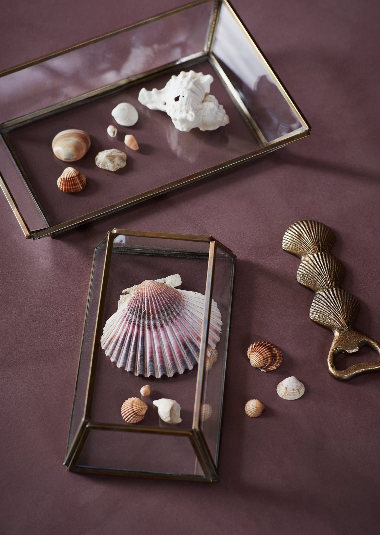 Glass Trays Set/2