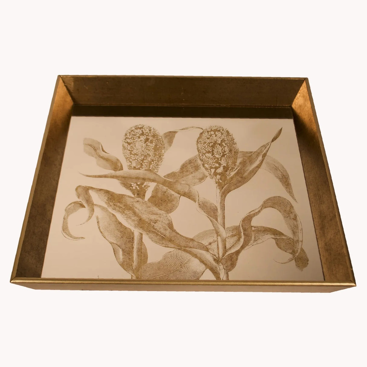 WALTHAM SQUARE MIRRORED BOTANICAL TRAY