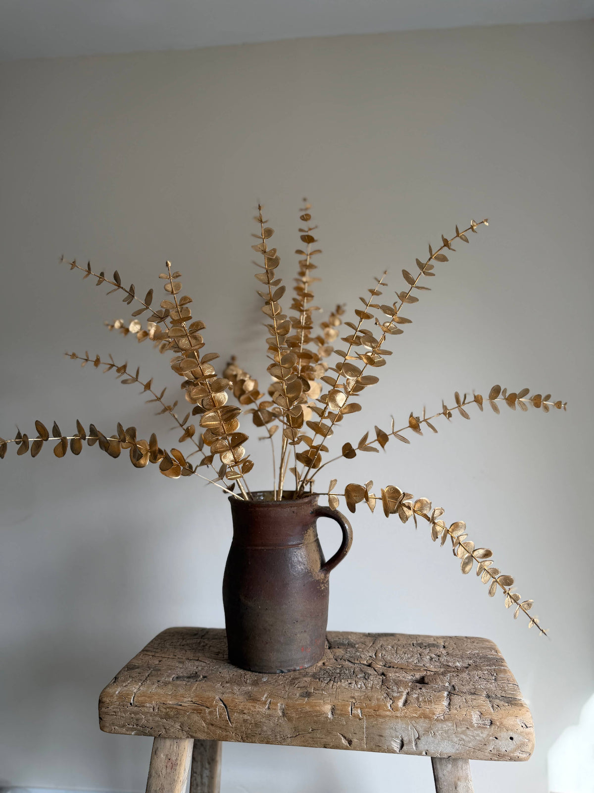Gold Eucalyptus faux