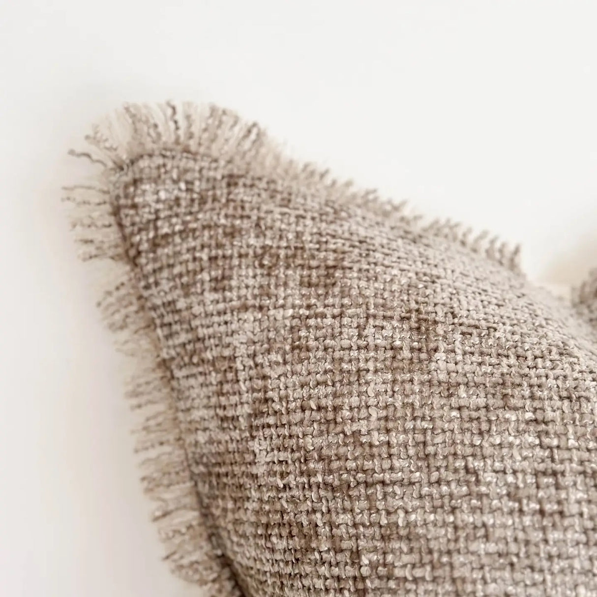 Sienna Chenille Cushion Cover 45cm Two Toned Fringed