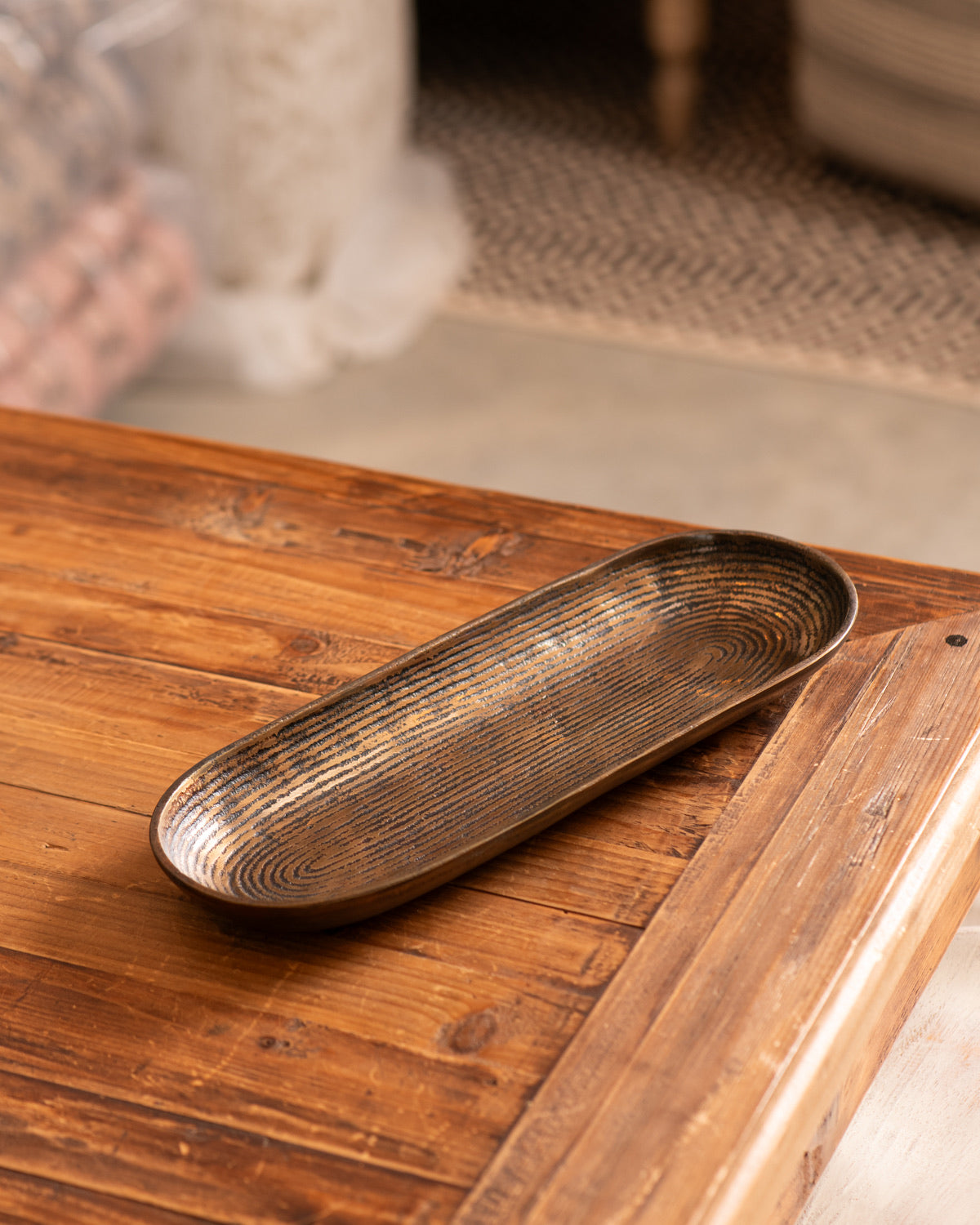 BOIRA Antique Bronze 39cm Tray
