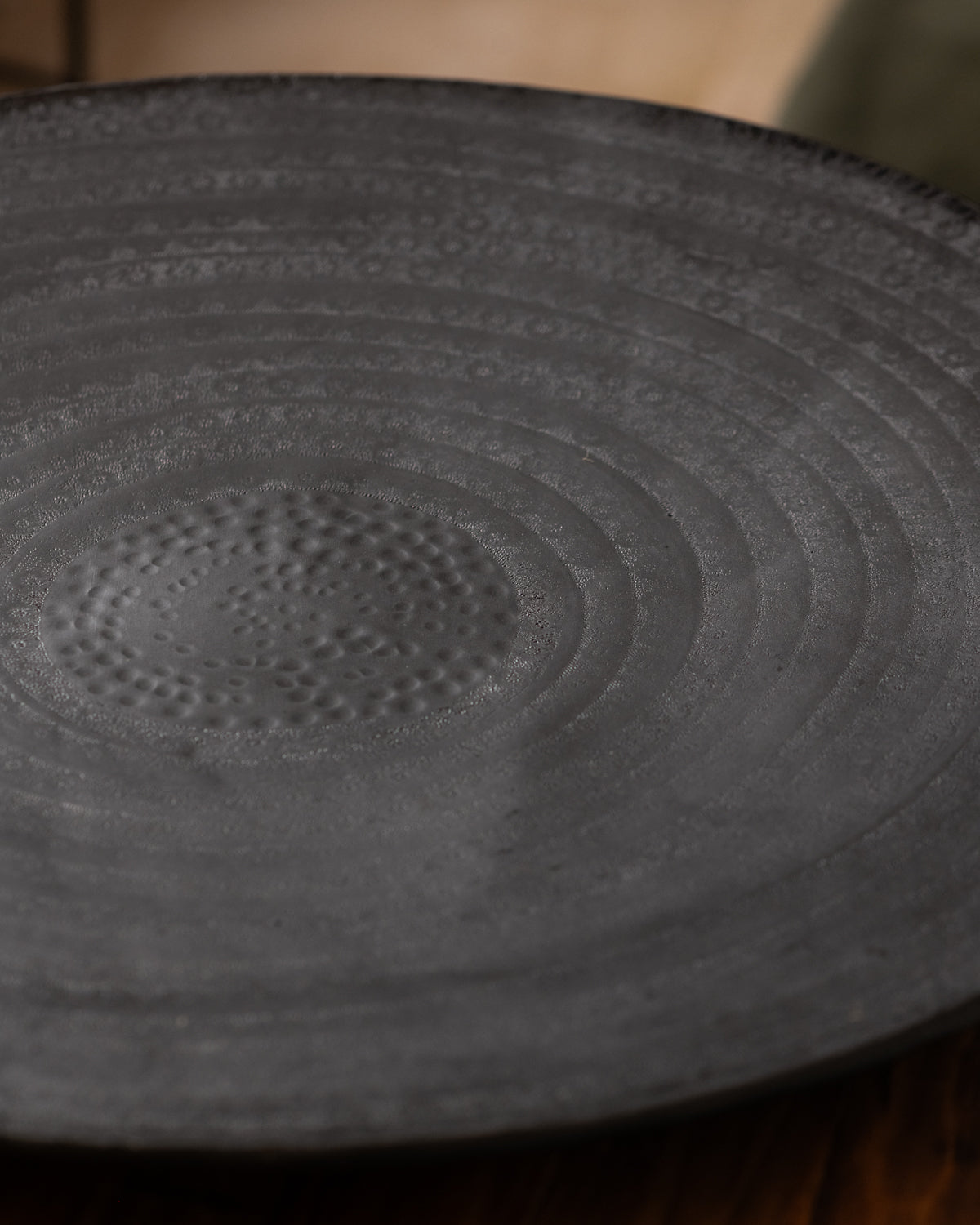 LARRE Black Large Tray 57cm