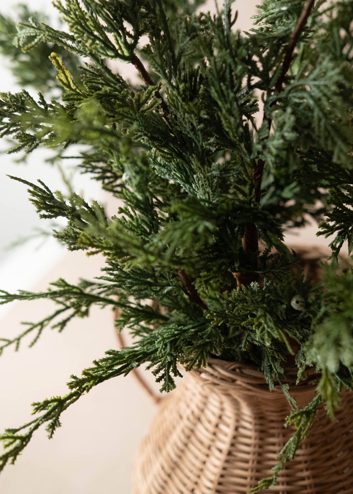 Faux Juniper Christmas Branch