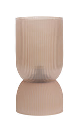 Phoebe Glass Old Pink Table Lamp LED 27.5 cm