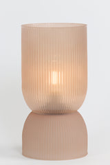 Phoebe Glass Old Pink Table Lamp LED 27.5 cm