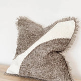 Sienna Chenille Cushion Cover 45cm Two Toned Fringed