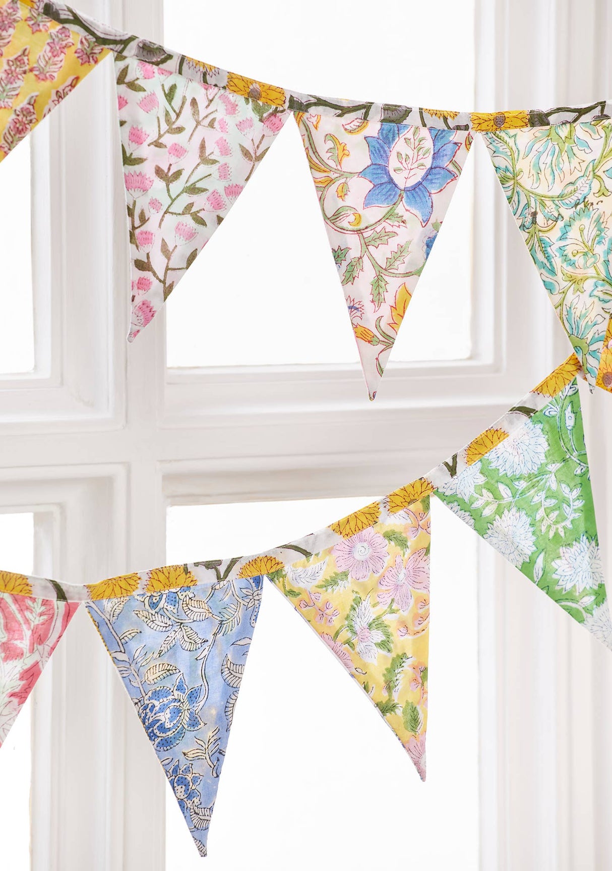 Patchwork Block Print Bunting