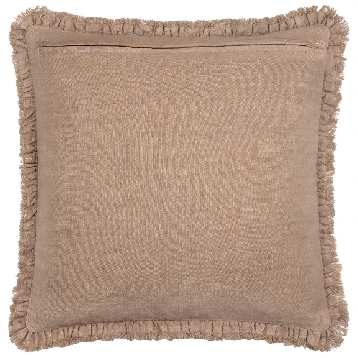 Bertie Cotton Velvet Cushion Chocolate