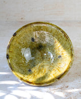 Handmade Moroccan Tamegroute Ochre Ceramic Serving Bowl