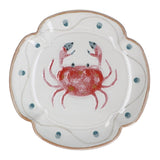 Stoneware Fluted Plate 20cm - Crab