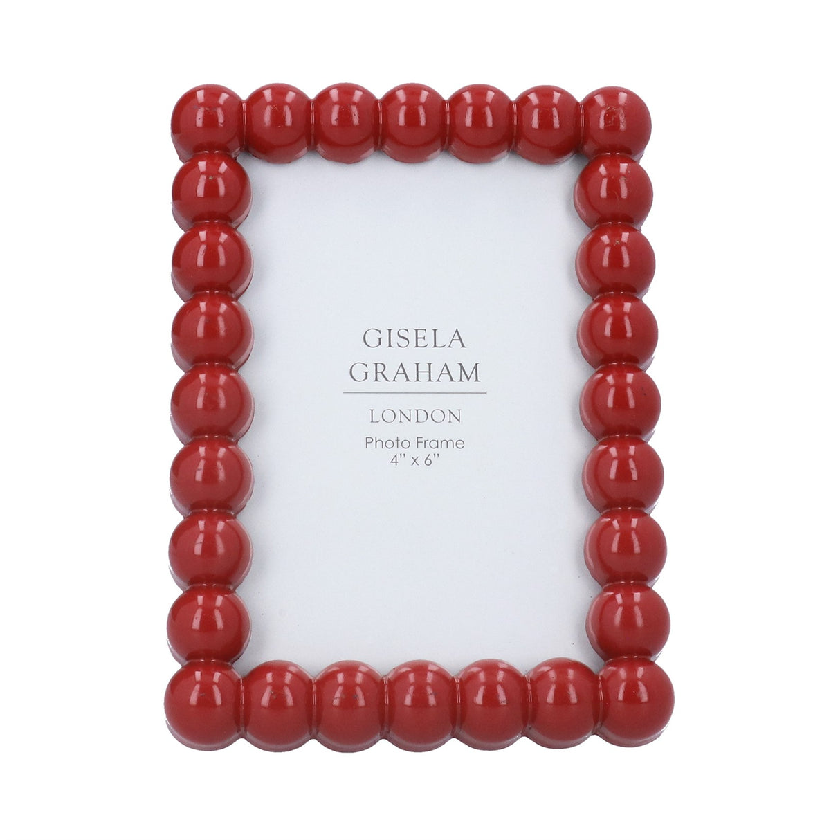 Burgundy Gloss Bobble picture frame - 2 sizes