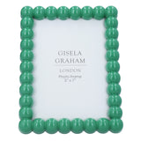 Green Gloss Bobble picture frame - 2 sizes