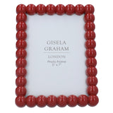 Burgundy Gloss Bobble picture frame - 2 sizes