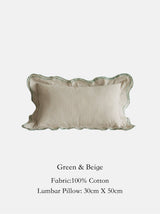 Scalloped Edge Cotton Cushion Covers – 2 Colour & Size