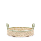 Round Green Edge Tray