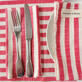 WOVEN POPPY STRIPE TABLECLOTH – 100% Cotton | 150 x 280 cm