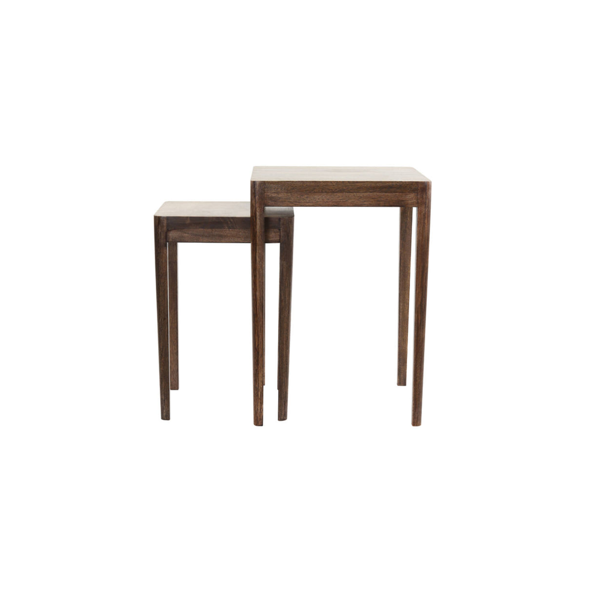Side table S/2 STIJN wood brown