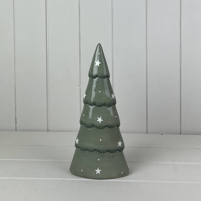 Light Green Ceramic Tree Decoration