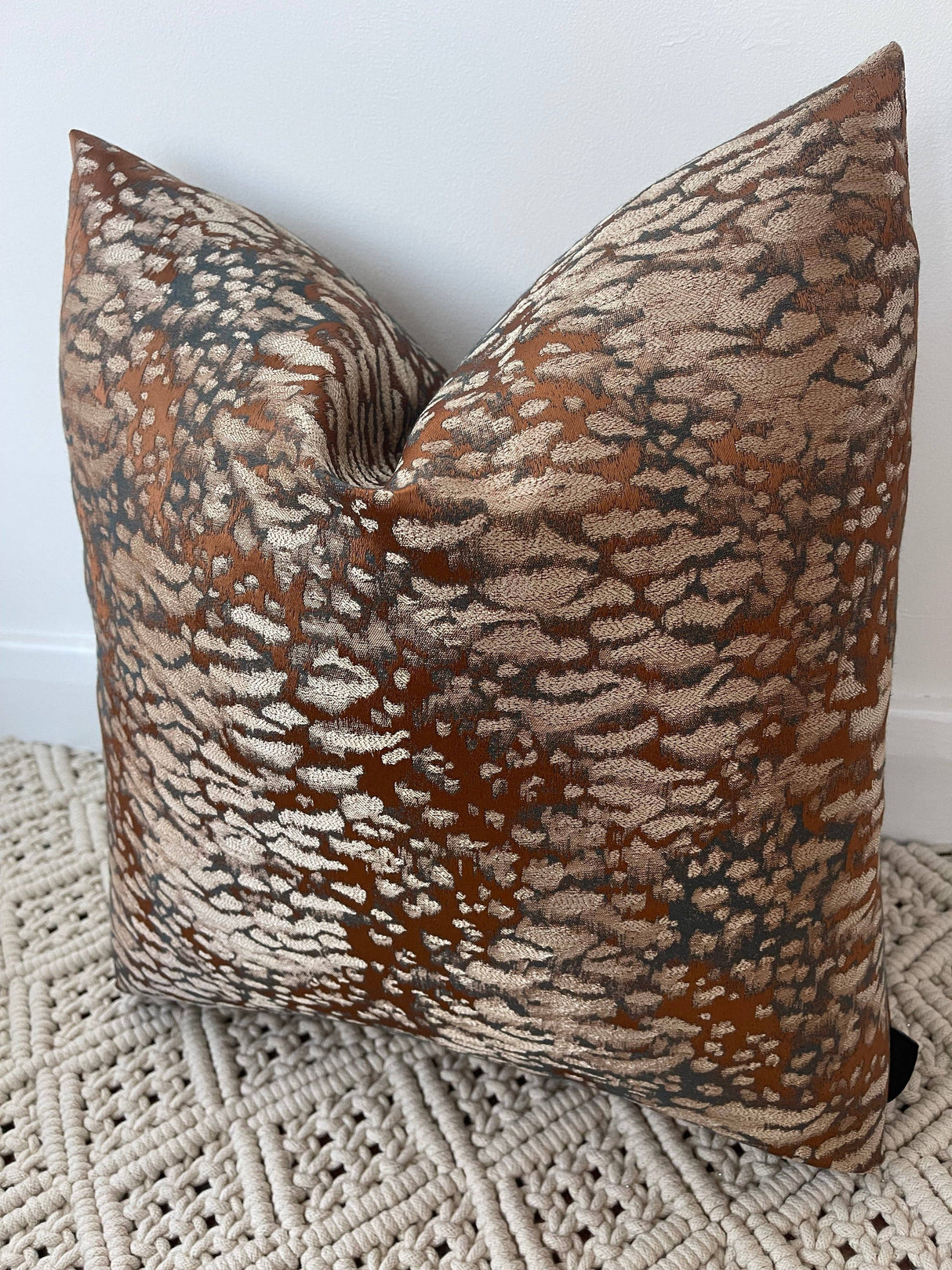 The Couture Cushion - The Bronze Leopard -