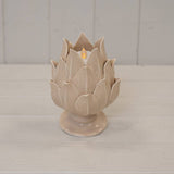 Glazed Artichoke Candle Holder