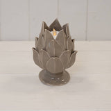 Glazed Artichoke Candle Holder