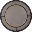 libra Adelaide antique black frame mirror