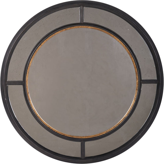 libra Adelaide antique black frame mirror