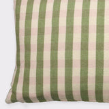 Organic Cotton Woven Cushion - Sage