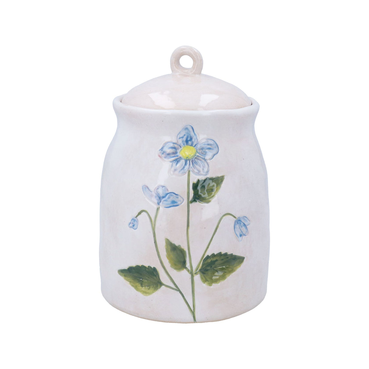 Stoneware Storage Jar, Med - Meadow