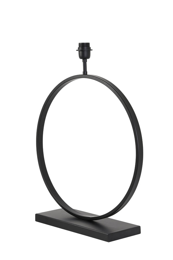 LIVA Black Circular Lamp (base only)