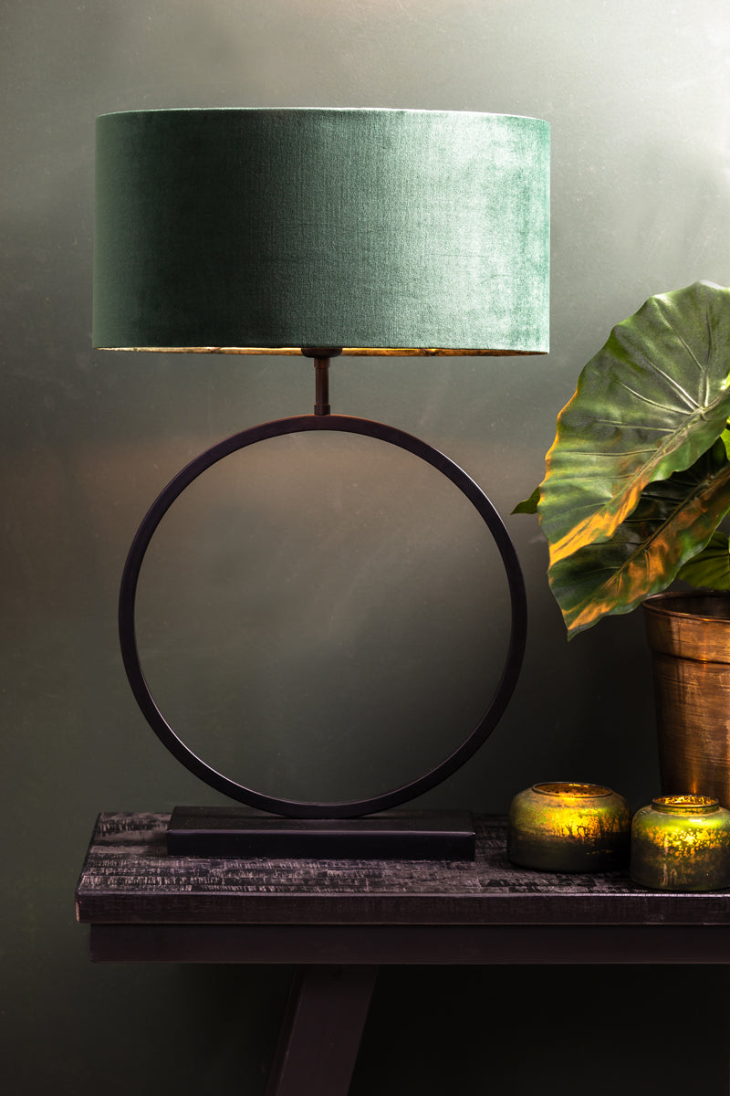 LIVA Black Circular Lamp (base only)