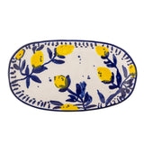 Maxima Large Serving Plate, Blue, Stoneware