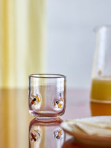 Buzz and Daisy Drinking Glass, Clear, Glass S/2