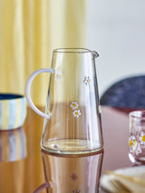 Daisy Jug, Clear Glass