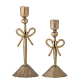Arc, set/2 Brass Iron candle sticks
