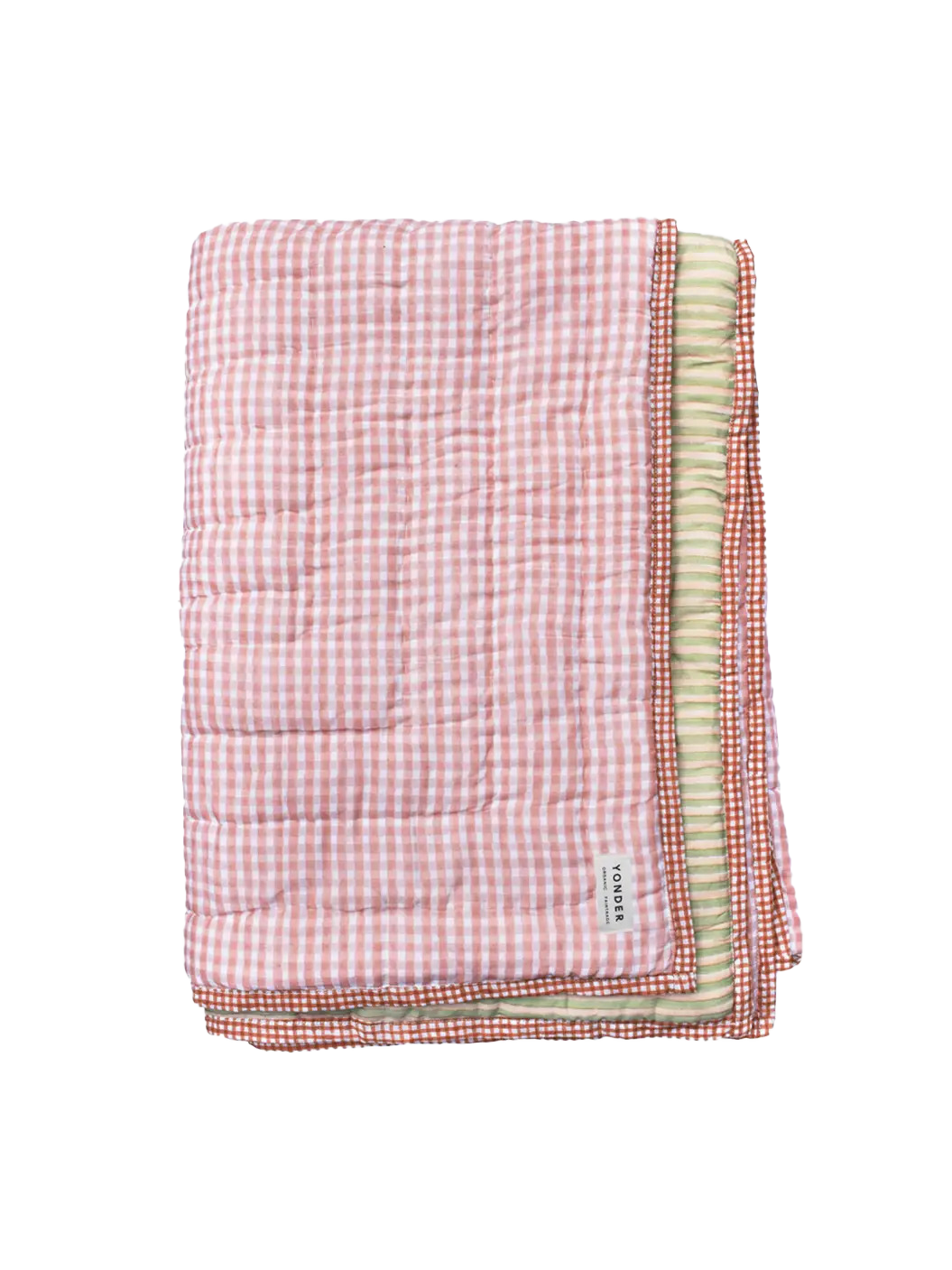 Organic Cotton Quilted Blanket | Dusty Rose - 2 sizes