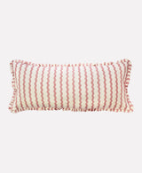 Cotton Quilted Frill Cushion | Ripple | Ice Cream | Bolster