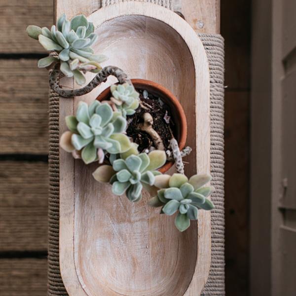 Mo Mango Wood Serving Bowl Large 60x17x6cm