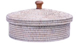 RATTAN ROUND BOX WITH LID