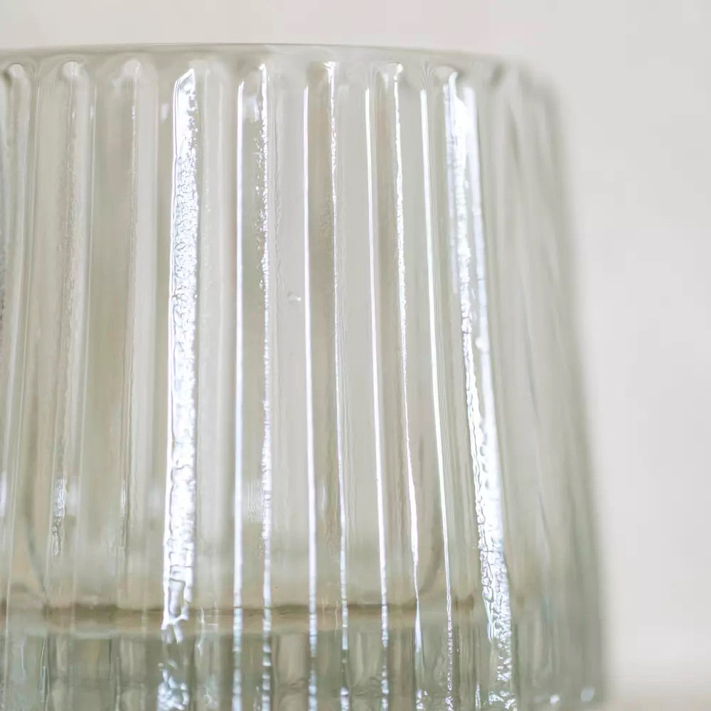 Tea Light Holder Clear 2 Designs