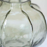Hammered Glass Vase Green Small