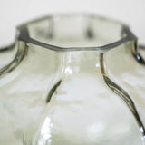 Hammered Glass Vase Green Small