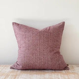 Tia Plum Herringbone Cushion 45x45cm