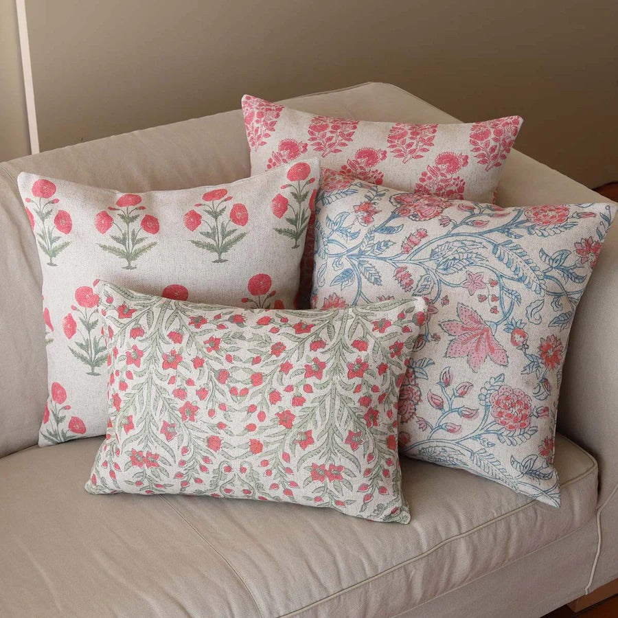 PERDITA CUSHION - PARTY PINK