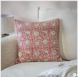 CLARENDON RED PAISLEY 45CM CUSHION