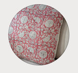 CLARENDON RED PAISLEY 45CM CUSHION