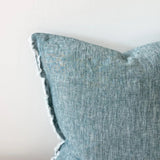 Esmee Washed Dark Teal Cushion Cover, 45cm